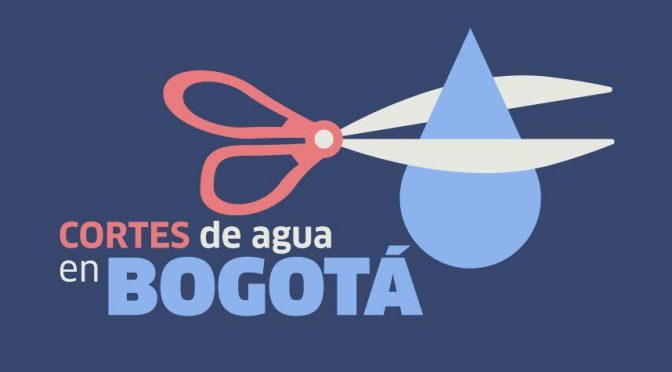 Colombia: Estos barrios tendrán cortes de agua en Bogotá del 27 al 30 de julio (El Tiempo)