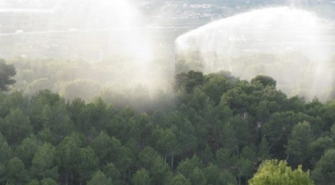 España: Novedoso sistema contra incendios forestales usando agua residual regenerada (El Ágora)