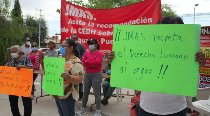 Chihuahua: Vecinos de Anapra se manifiestan por falta de agua potable (Yo Cuidadano)