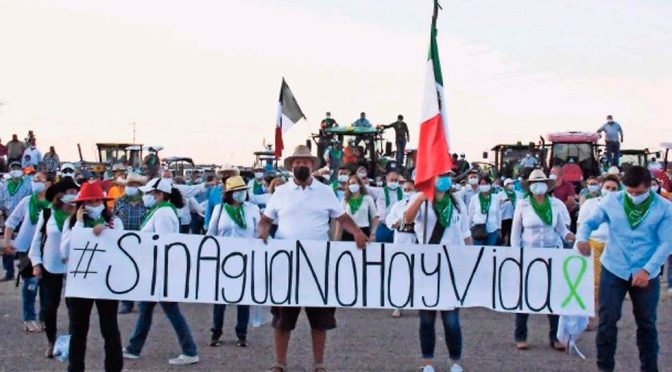 Chihuahua: Alzan mujeres la voz por defensa del agua (El Diario de Chihuahua)