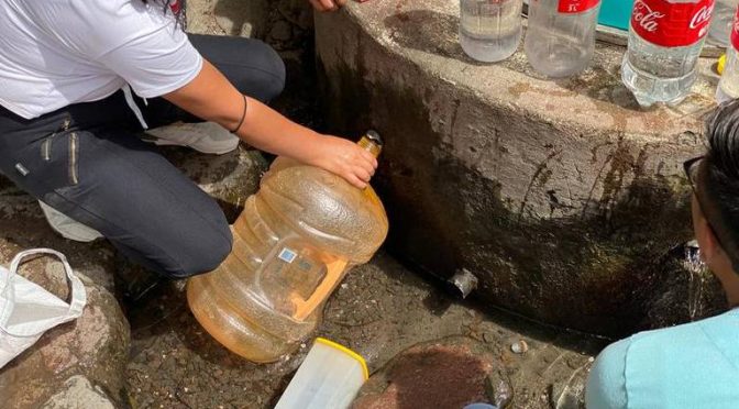 Tlaxcala: En Zacatelco utilizan agua de manantial (El Sol de Tlaxcala)