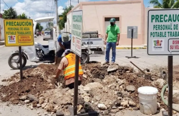 Yucatán: Repararán dos fugas de agua en calles de Tizimín (Diario de Yucatán)