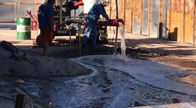 Chihuahua: Derroche de agua tras aforo de pozo en San Felipe (El Heraldo de Chihuahua)