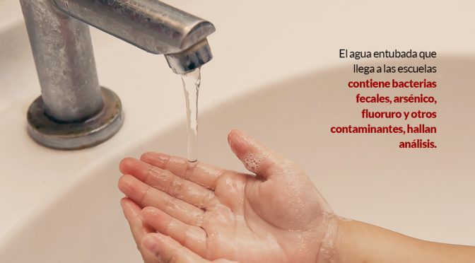 CDMX: El agua entubada en escuelas de 28 estados llega con bacterias fecales, exhiben miles de análisis (Sin Embargo)