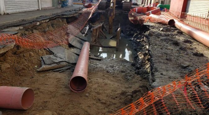 Optimizan la red de drenaje y agua potable de Altamira (notigape)