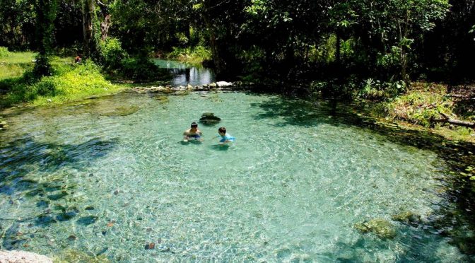 Quintana Roo: Reportan bajo nivel de agua en balnearios de la Ribera del Río Hondo (Por Esto)