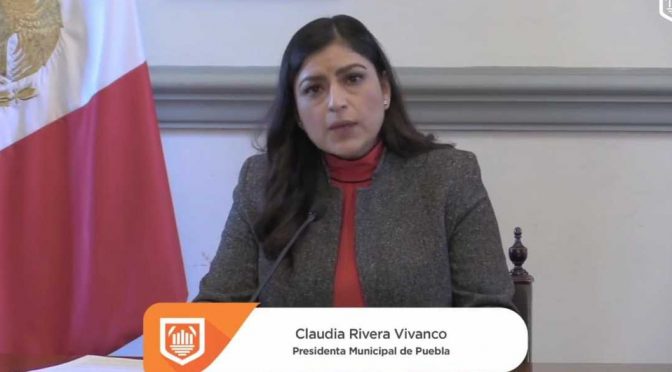 Claudia Rivera convoca a diputados a cumplir con desprivatización del agua (Milenio)