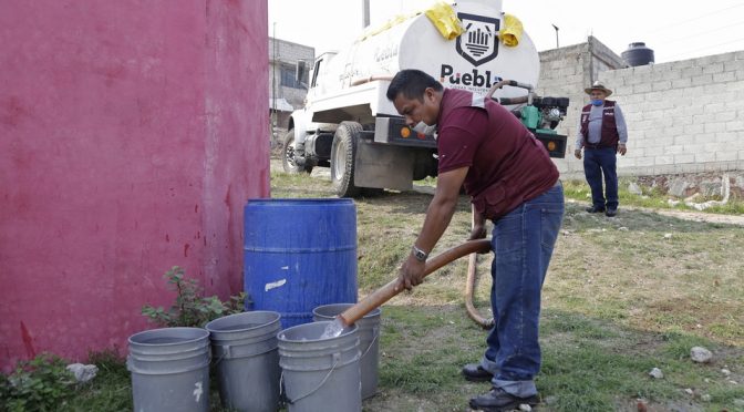 Ayuntamiento distribuyó agua potable con pipas en 70 localidades (Milenio)