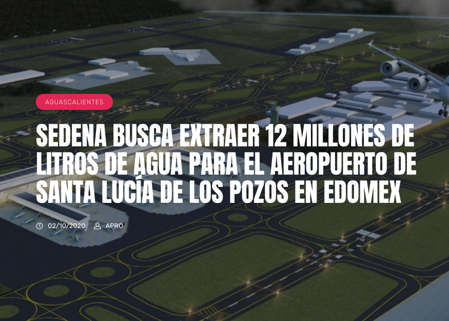 CDMX: SEDENA BUSCA EXTRAER 12 MILLONES DE LITROS DE AGUA PARA EL ...