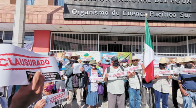 Oaxaca: Zapotecos exigen acceso al agua (El Universal)