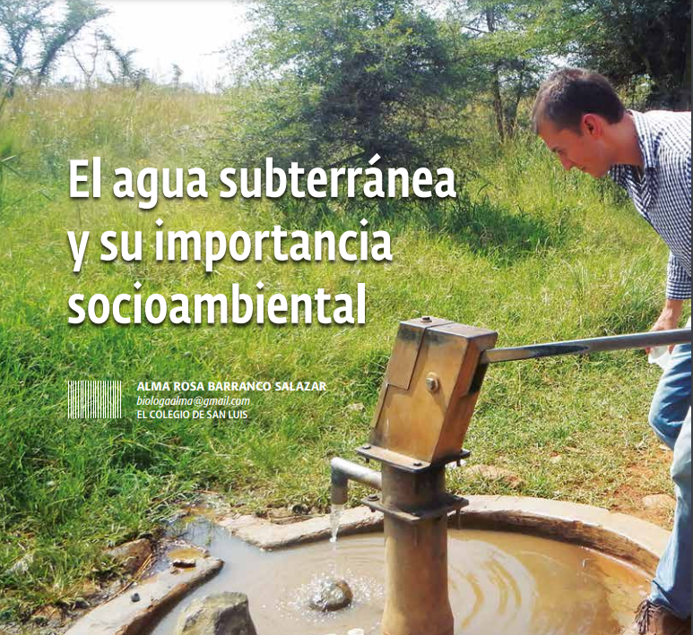El agua subterránea y su importancia socioambiental (artículo)