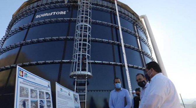 Beneficiará tanque suministro de agua a 17 mil habitantes (El sudcaliforniano)