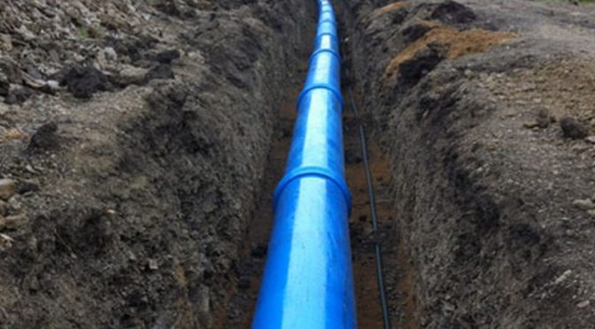 Realizan una nueva toma de agua potable para El Manzano (malargue)