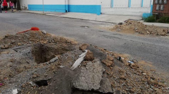 Reportan obra inconclusa de AyD en San Nicolás (Telediario)