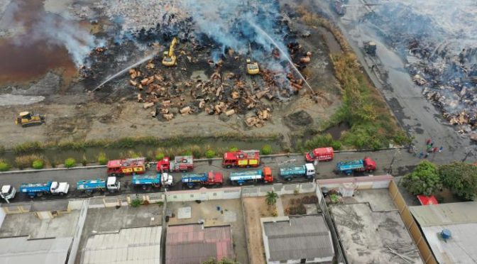Ecuador: Una zona industrial sin agua, una demanda más allá de la voz (Expreso)
