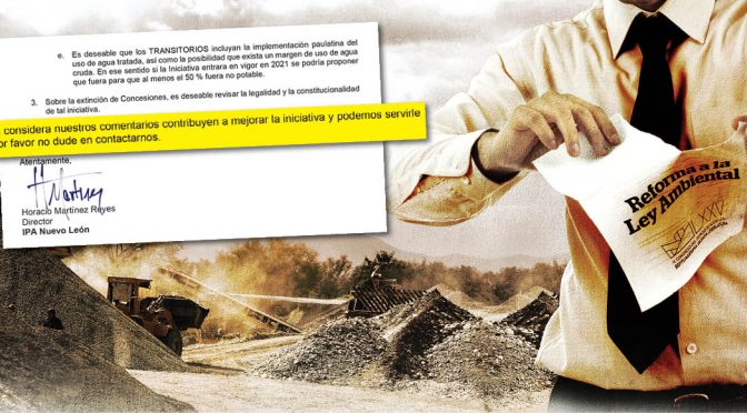 Nuevo León: Negativa al agua tratada para uso industrial (Reporte Indigo)