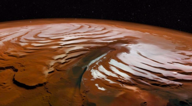 Descubren en Marte un reservorio de hielo de agua casi pura (Página12)