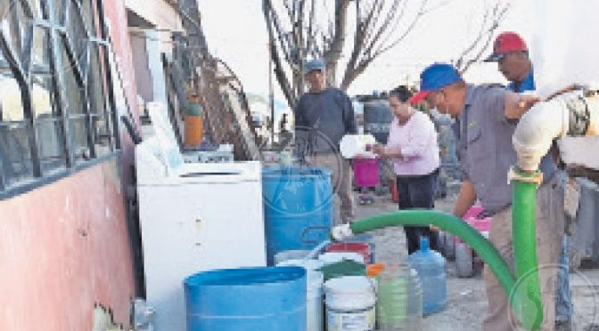 Chihuahua: Batallan por escasez de agua (El Diario)