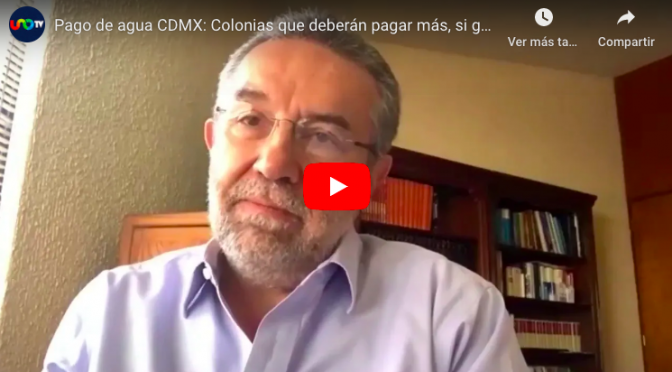 Ciudad de México: Pago de agua CDMX: Colonias que deberán pagar más, si gastan más (unotv.com)