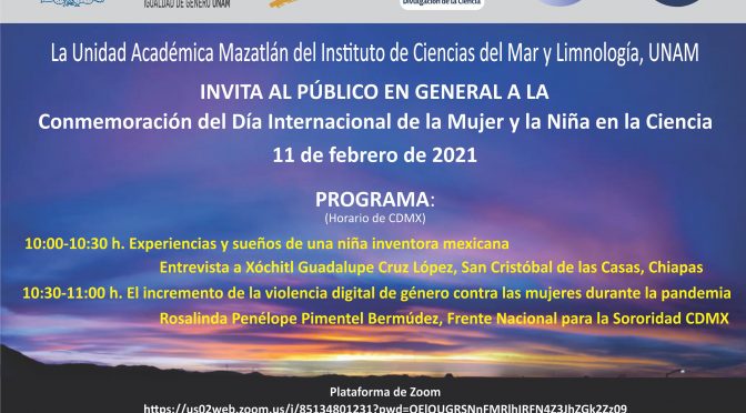 ICML-UNAM: Día Internacional de la Mujer y la Niña en la Ciencia