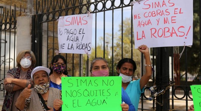 Coahuilas: En Torreón, vecinos de Valle Oriente se manifiestan por falta de agua (MILENIO)