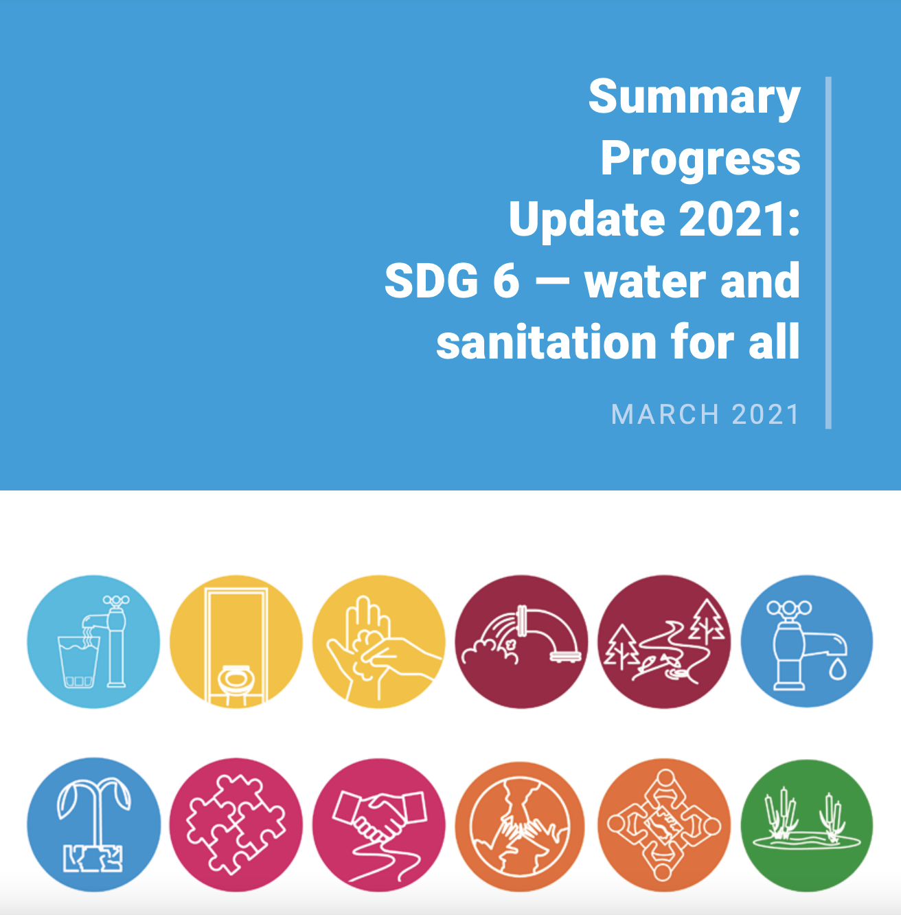 New data on global progress towards ensuring water and sanitation for all by 2030 (Resumen)-Un Water