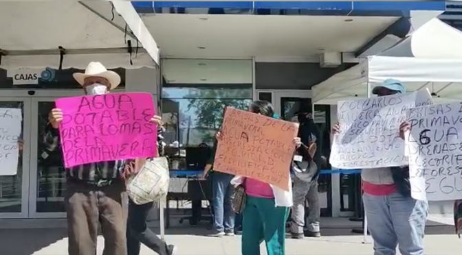 Guadalajara: Se manifestan ante el Siapa por falta de agua (NTR Guadalajara)