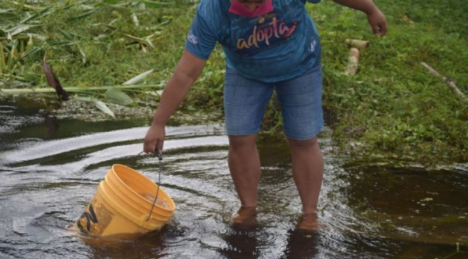 Camp: Juez garantiza abastecimiento de agua a comunidad limítrofe con Campeche (Por Esto!)