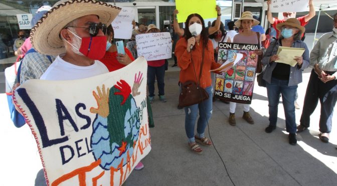 Jalisco:Protestan en tres estados por falta de agua y daños a humedales (La jornada)