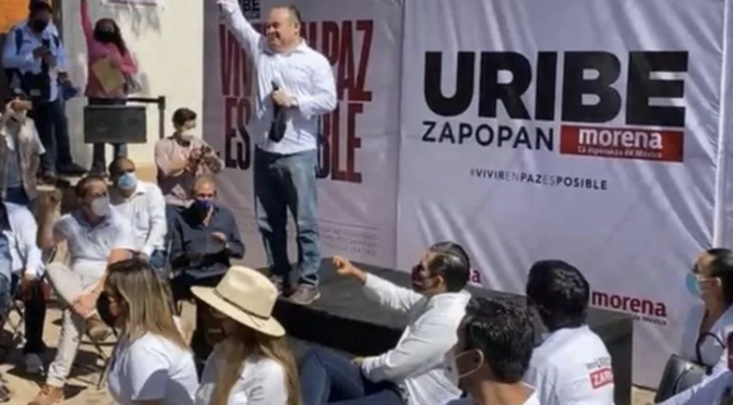 Jal- Elecciones Jalisco 2021: En arranque de campaña, vecinos de la Mesa Colorada piden agua a Alberto Uribe (El Informador)