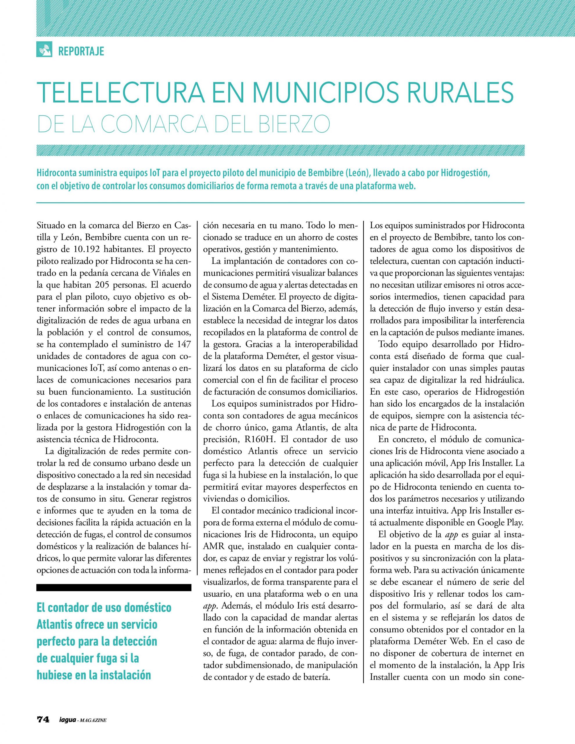 Reportaje- Telelectura en Municipios Rurales de la Comarca del Bierzo