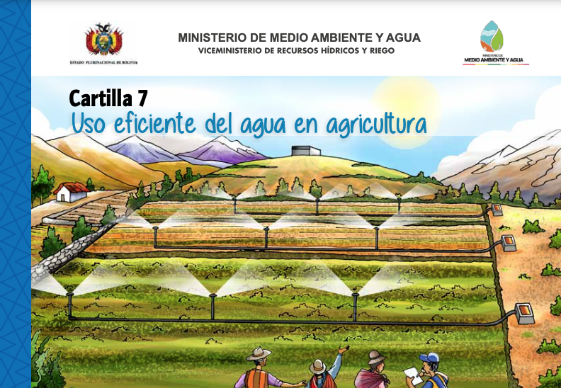 Cartilla 7: Uso eficiente del agua Agricultura ( Helvetas Bolivia )