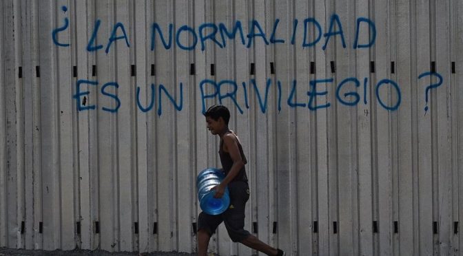 Venezuela – Se agota de sobrevivir sin agua (El agora diario)