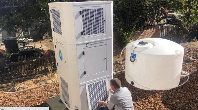 California – ¿El fin de la sequía en California? Conoce la máquina que obtiene agua del aire (Milenio)