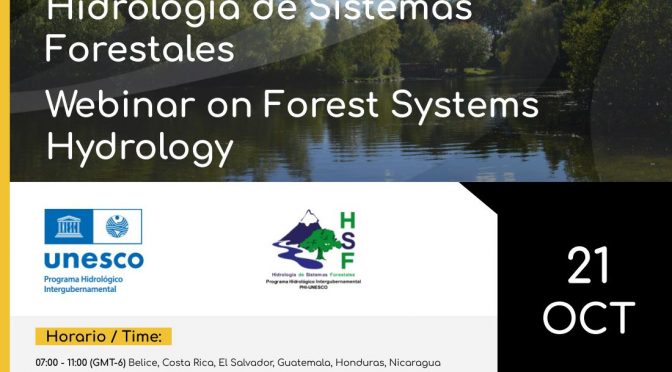 Seminario Web – Hidrología de Sistemas Forestales (UNESCO)