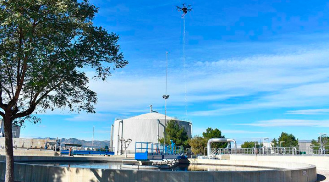 Mundo – Un dron detecta los olores de una planta de tratamiento de aguas residuales (iAgua)