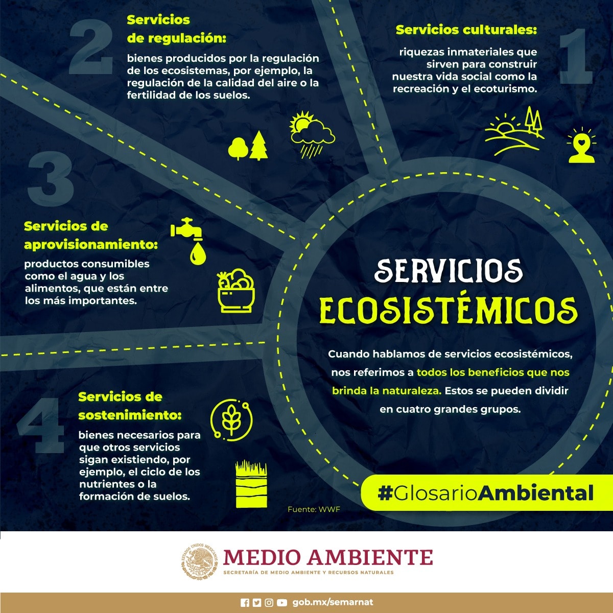 Servicios Ecosistémicos (Infografía)- SEMARNAT