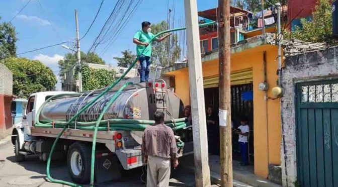 Ciudad de México-Iniciará en Tlalpan este lunes el reparto de agua en pipas (Excelsior)