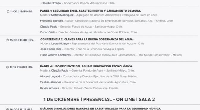 Congreso: Expo Agua Santiago (Alianza Latinoamericana de Fondos de Agua)