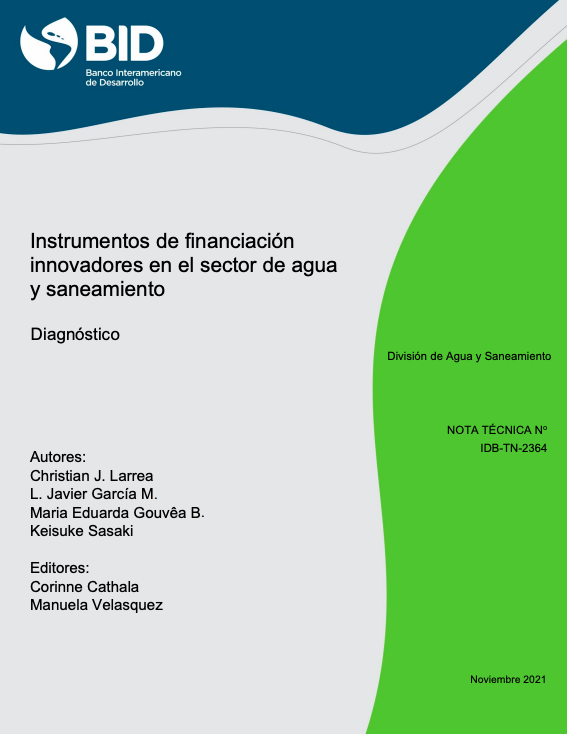 Instrumentos de financiación innovadores en el sector de agua y saneamiento: diagnóstico- BID