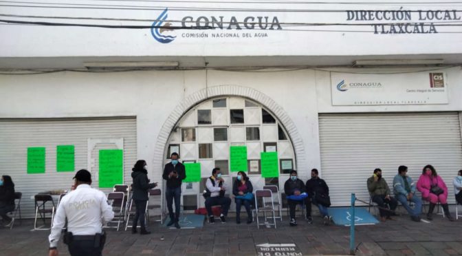 Tlaxcala-Trabajadores de Conagua se manifestaron para pedir mejoras laborales en Tlaxcala (MSN Noticias)