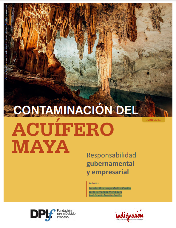 Contaminación del Acuífero Maya. Responsabilidad gubernamental y empresarial (Informe)- DPLF