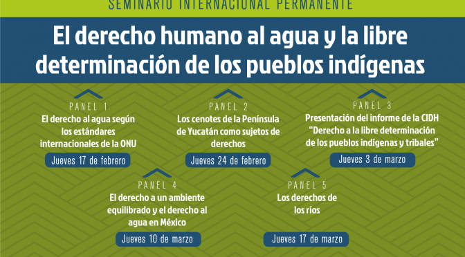 Seminario Los Cenotes de la Península de Yucatán como sujetos de derechos – DPLF
