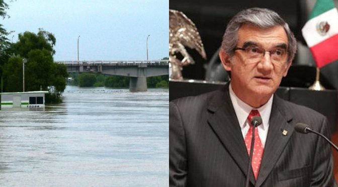 Tamaulipas-Llevarse el agua a Nuevo León, no es factible: Senador Américo Villarreal (Milenio)
