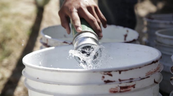 Hidalgo-Sigue desabasto de agua, este lunes habrá pipas en Campestre Villas del Álamo (Milenio)