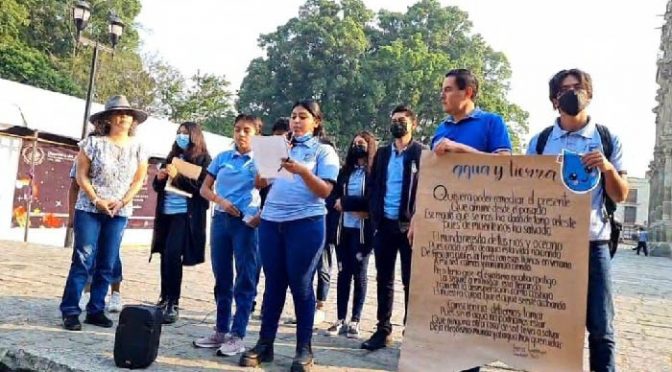 Oaxaca – Exhortan preparatorianos al cuidado del agua y recursos naturales (Diario Marca)