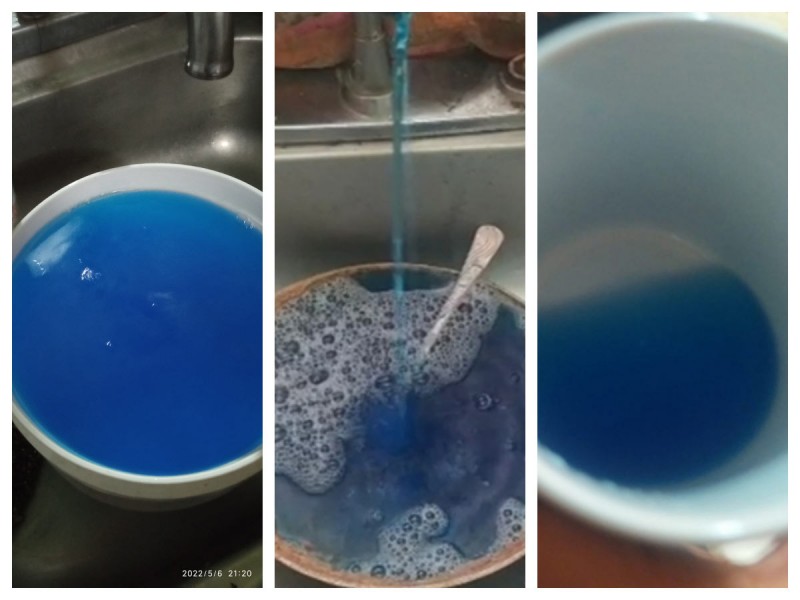 Nuevo León-Durante crisis de escasez en Apodaca sorprende peligrosa agua azul (Excelsior)