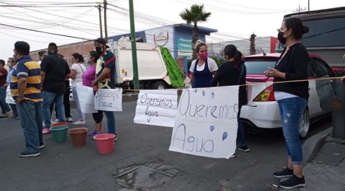 CDMX – Bloquean Tláhuac-Tulyehualco por falta de agua (Reforma)