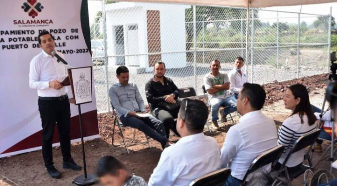 Guanajuato – Entregan equipamiento para el pozo de agua en la comunidad Puerto de Valle (El Sol de Salamanca)