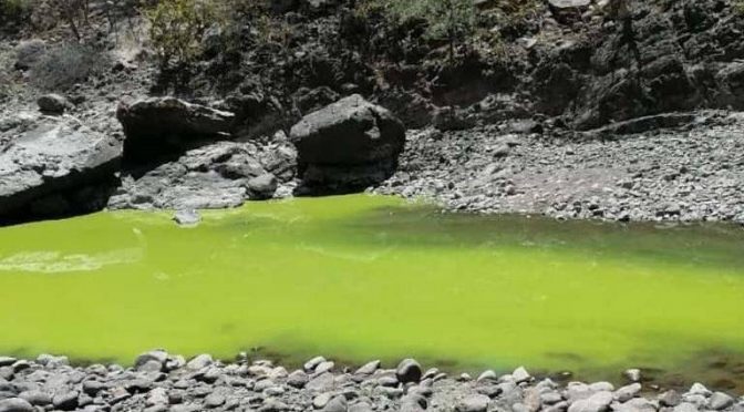 Chihuahua-Baja la contaminación en río Güerachi por presencia de lluvias (El Heraldo de Chihuahua)
